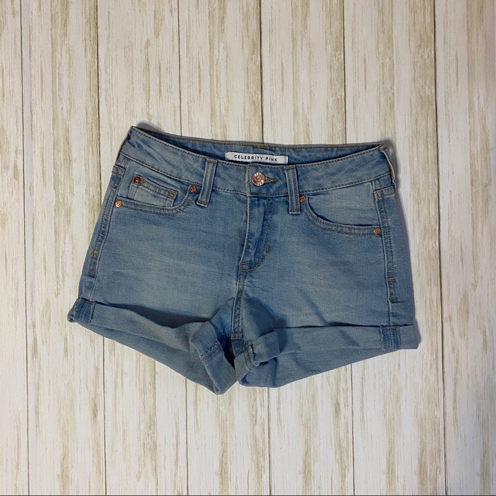 Celebrity Pink Jean Shorts